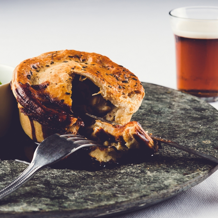 Venison and Stout Top Pie